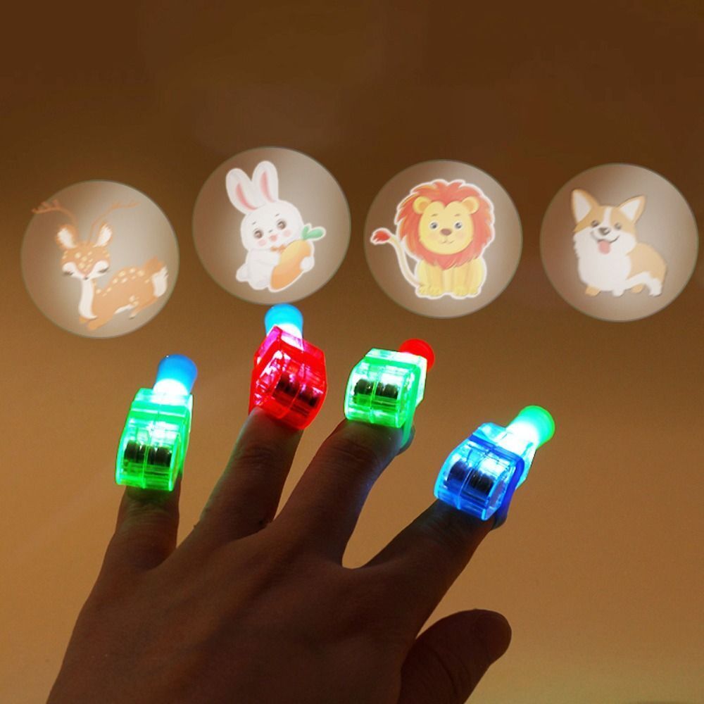 LED Projection Finger Light - 5pcs